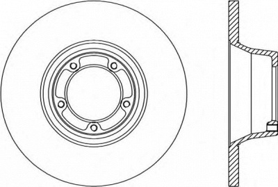 OPEN PARTS bda115910 -  Тормозной диск